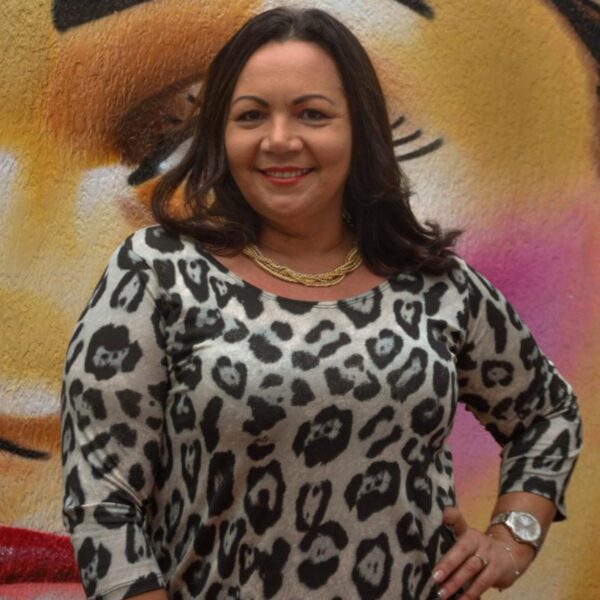 Eliane Sena com look de Única Diva no Desfile Fashion Day 2024