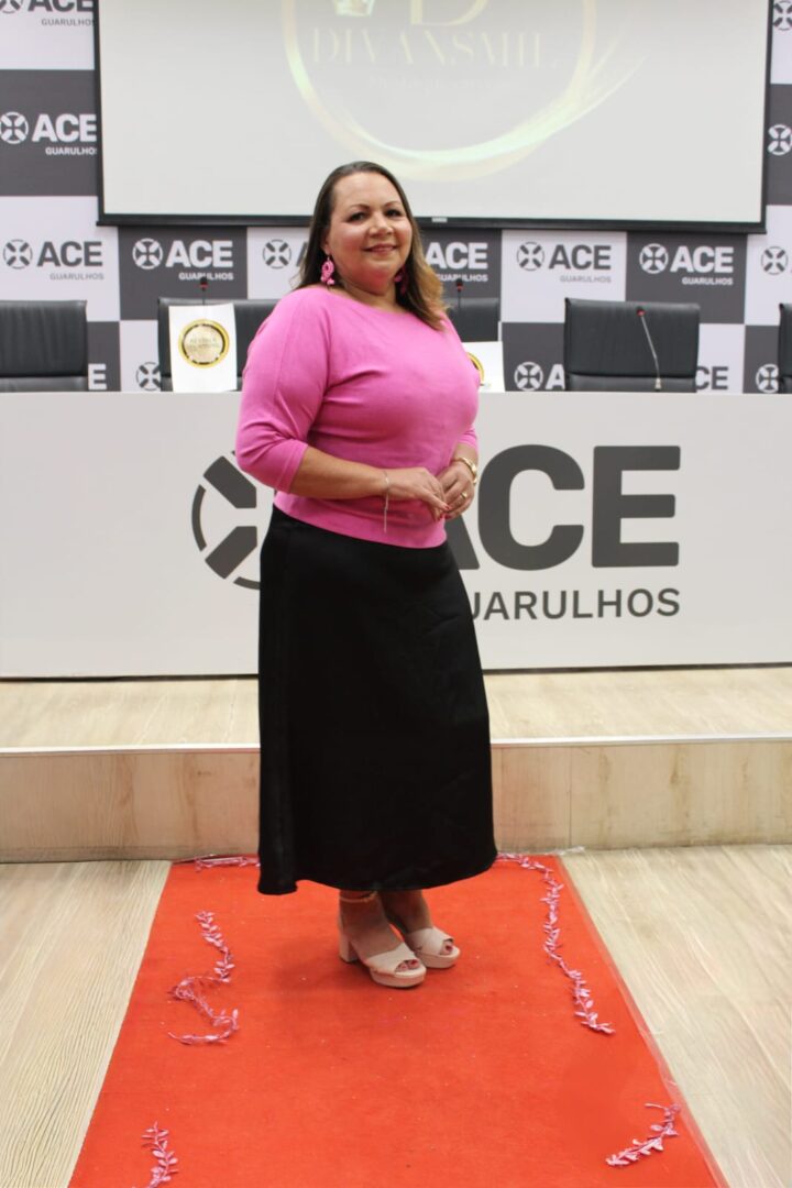 Eliane Sena participa do evento Rosa x Pink organizado pela Agência e Revista Divansmil em Guarulhos.